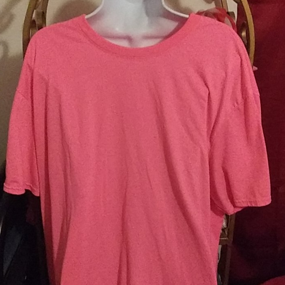 Men's size 2X t shirt Training Fit salmon